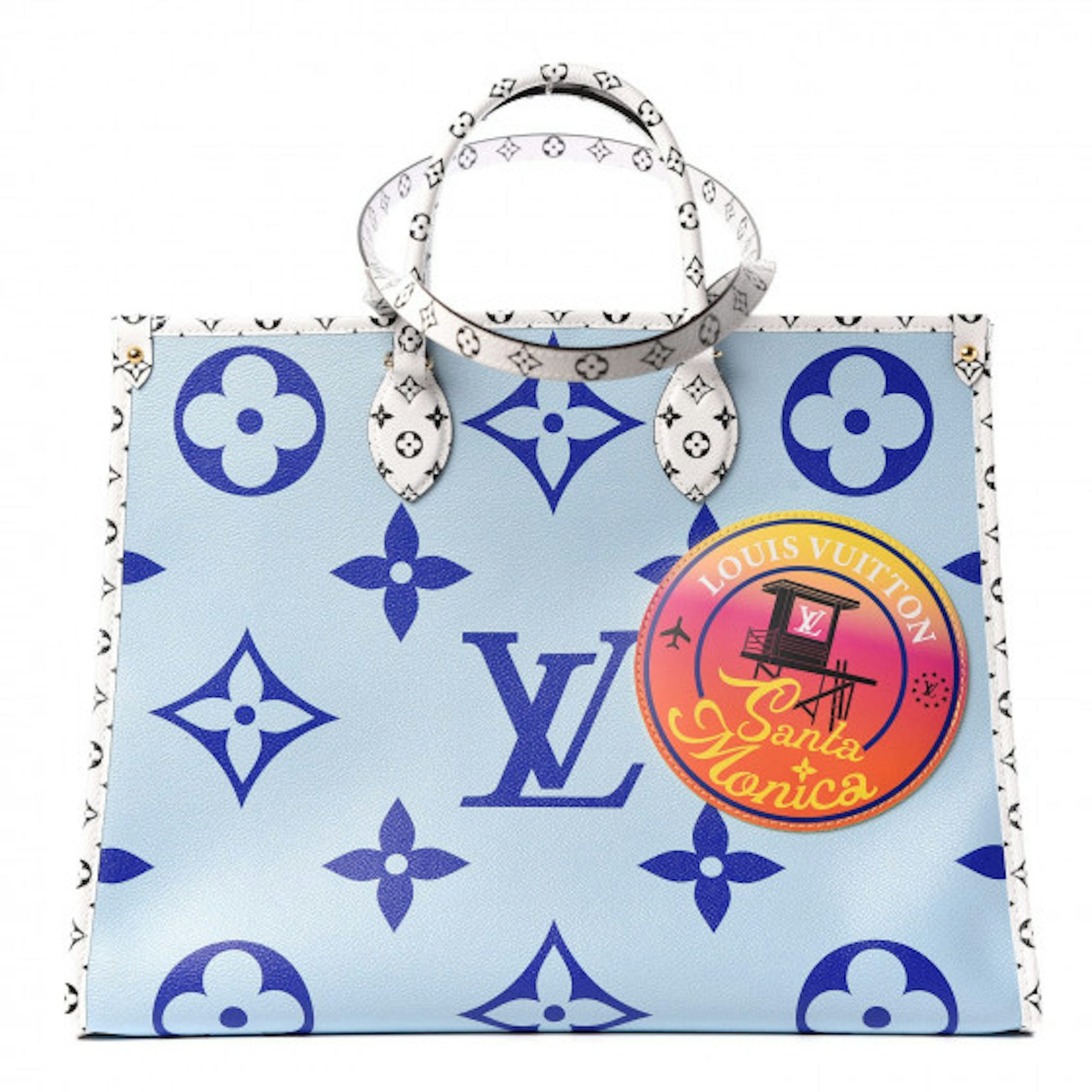 Louis Vuitton Monogram Tapestry Grand Sac Bleu