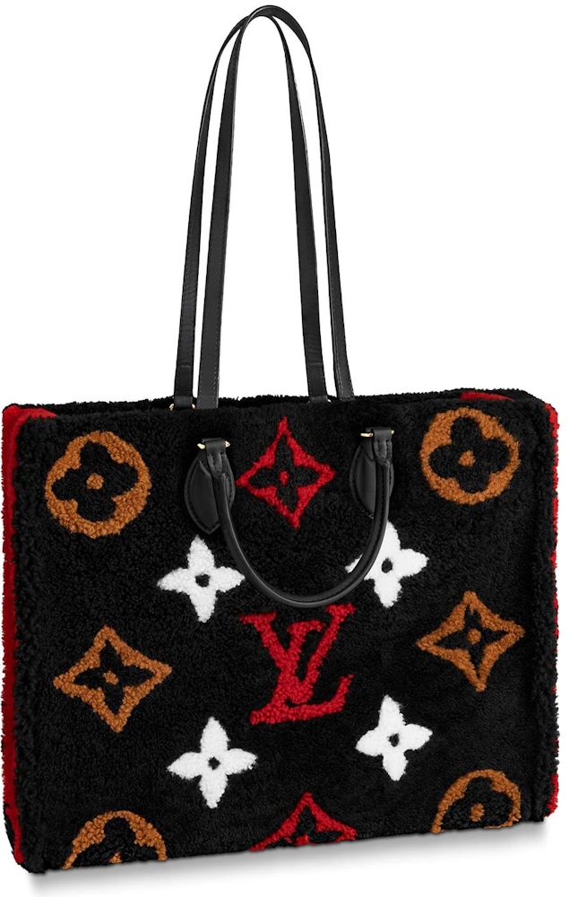 Louis Vuitton Limited Edition Creme Monogram Fleece Teddy Twist mm Bag