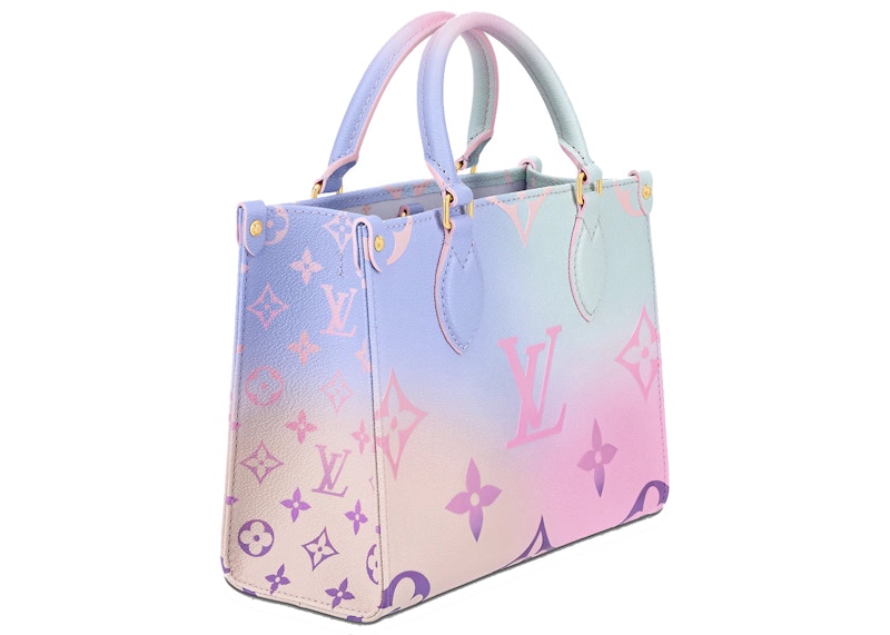 Louis Vuitton Onthgo PM Sunrise Pastel in Coated Canvas with Gold