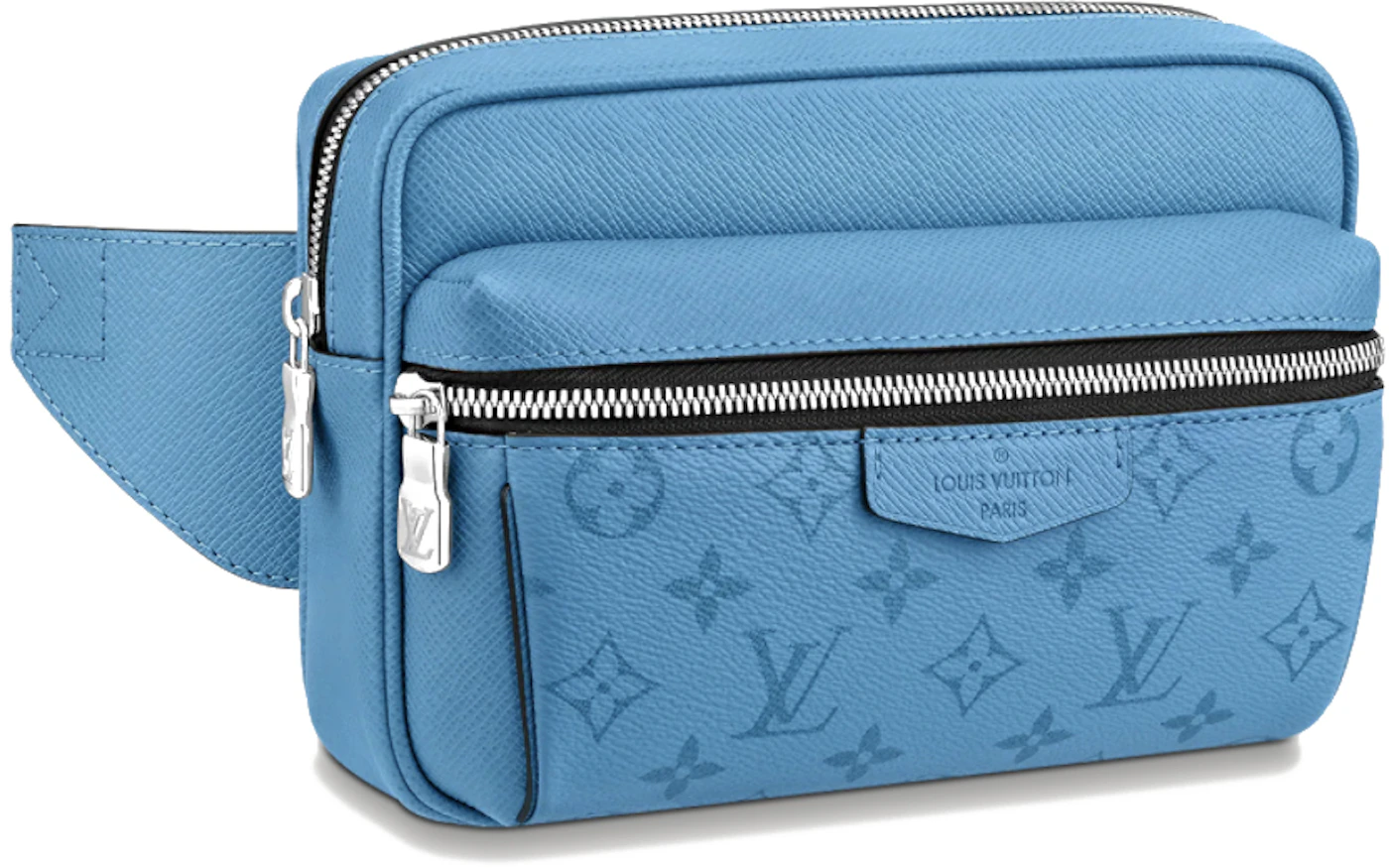 Blue Louis Vuitton Monogram Denim Outdoor Bumbag Belt Bag