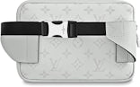 Louis Vuitton Outdoor Bumbag Monogram Antarctica Taiga White in Taiga  Leather/Coated Canvas with Silver-tone - US