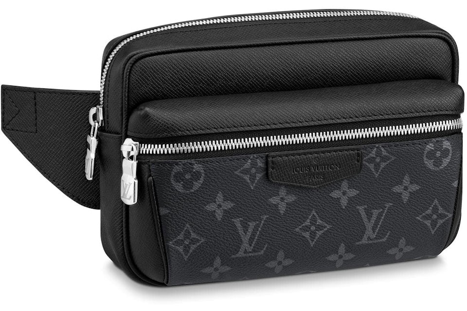 Louis Vuitton Outdoor Bumbag Monogram Eclipse Taiga Black in Taiga  Leather/Coated Canvas with Silver-tone - US