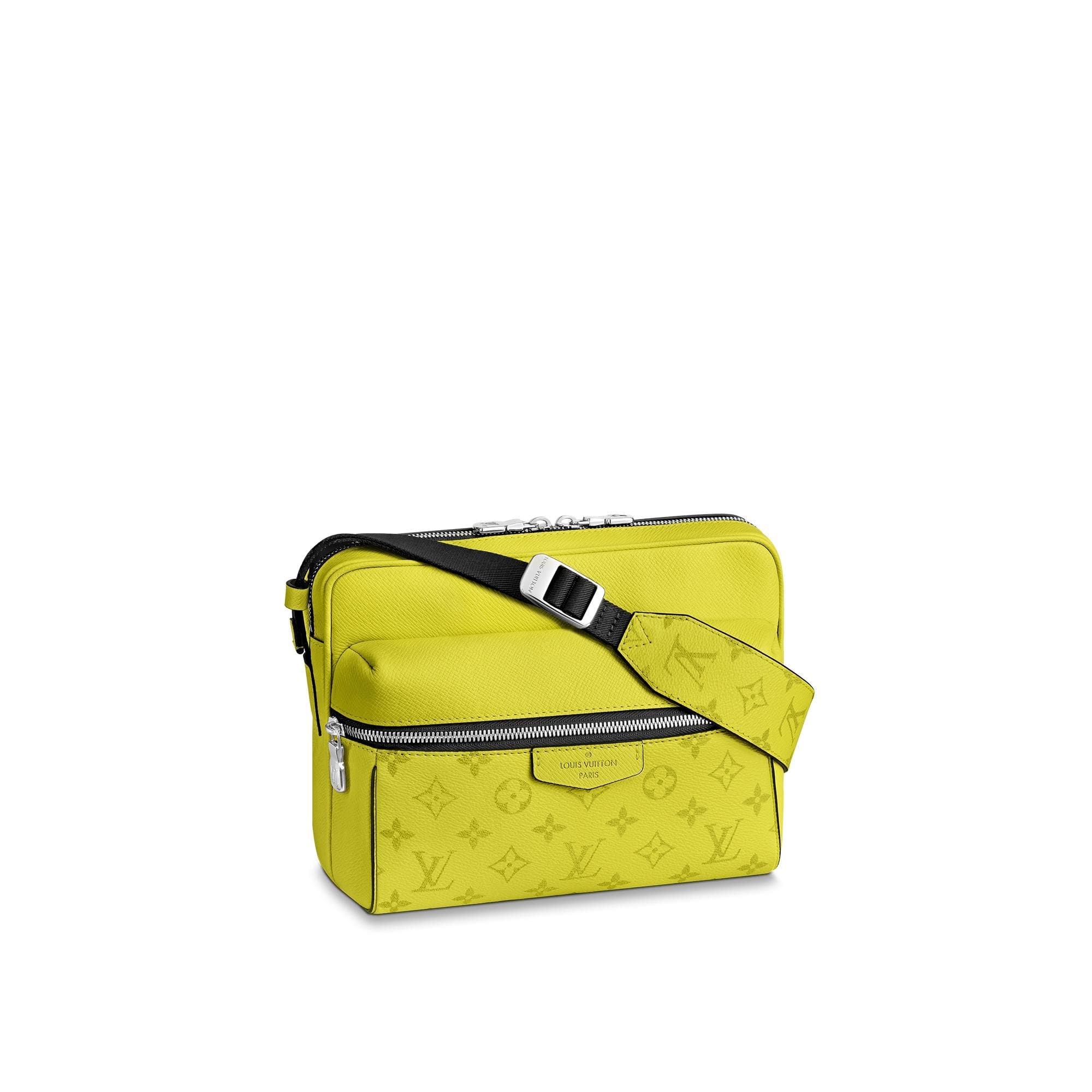Louis Vuitton Outdoor Messenger Monogram Bahia Eclipse Yellow in Taiga  LeatherCoated Canvas with Silvertone  US