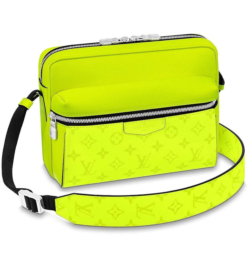 Louis Vuitton Outdoor Messenger Neon Yellow in Monogram Coated