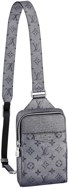 Louis Vuitton Outdoor Slingbag Gunmetal Gray in Coated Canvas
