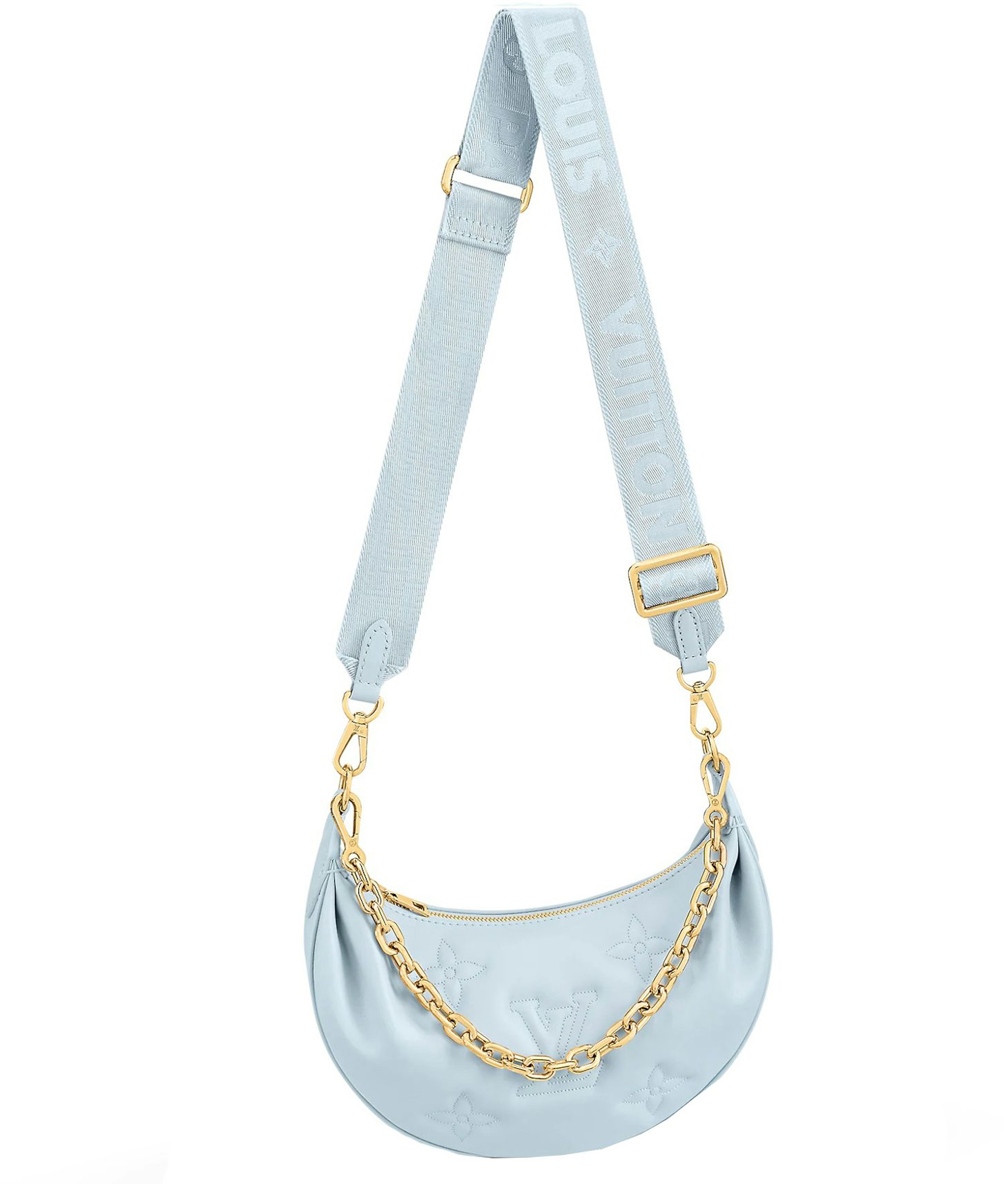 Louis Vuitton Over The Moon Bubblegram Blue Glacier in Calfskin Leather  with Gold-tone - US