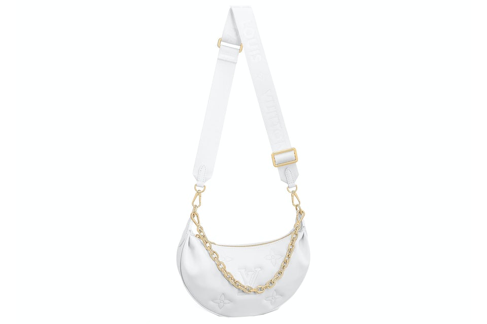 Louis Vuitton Over The Moon Bubblegram Snow in Calfskin Leather
