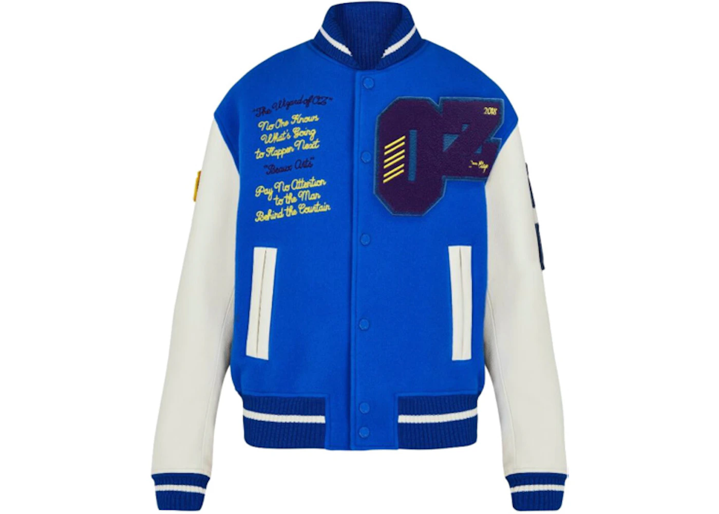 Ambassade søsyge Fortolke Louis Vuitton Oz Varsity Jacket (SS19) Blue/White - SS19 Men's - US