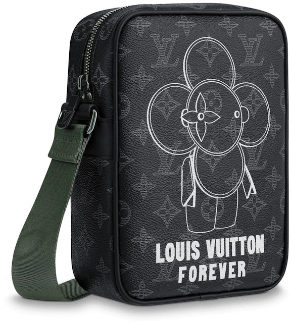 Louis Vuitton Danube Monogram Upside Down Ink PM Navy in Coated Canvas with  Red - US