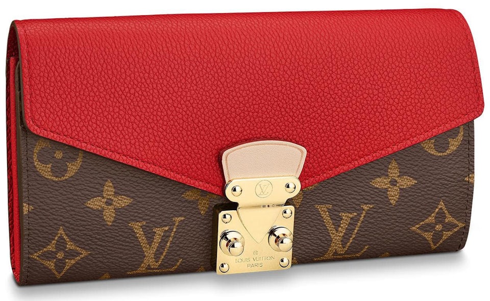 Louis Vuitton Monogram Pallas Wallet Cerise 