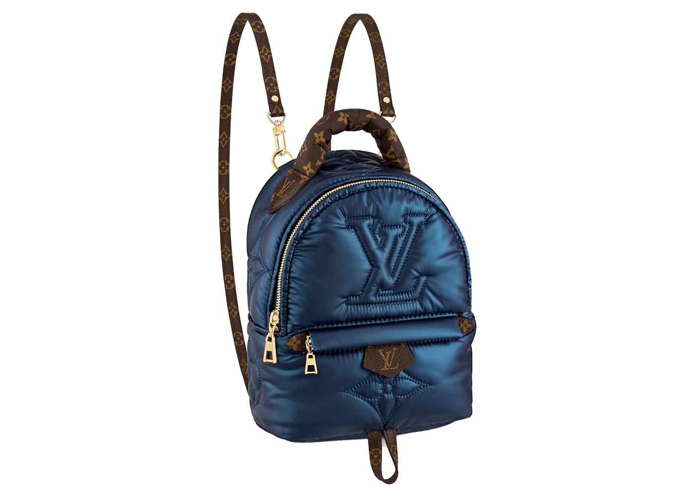 Louis Vuitton Palm Springs Mini Backpack Navy in Econyl Recycled Nylon - US