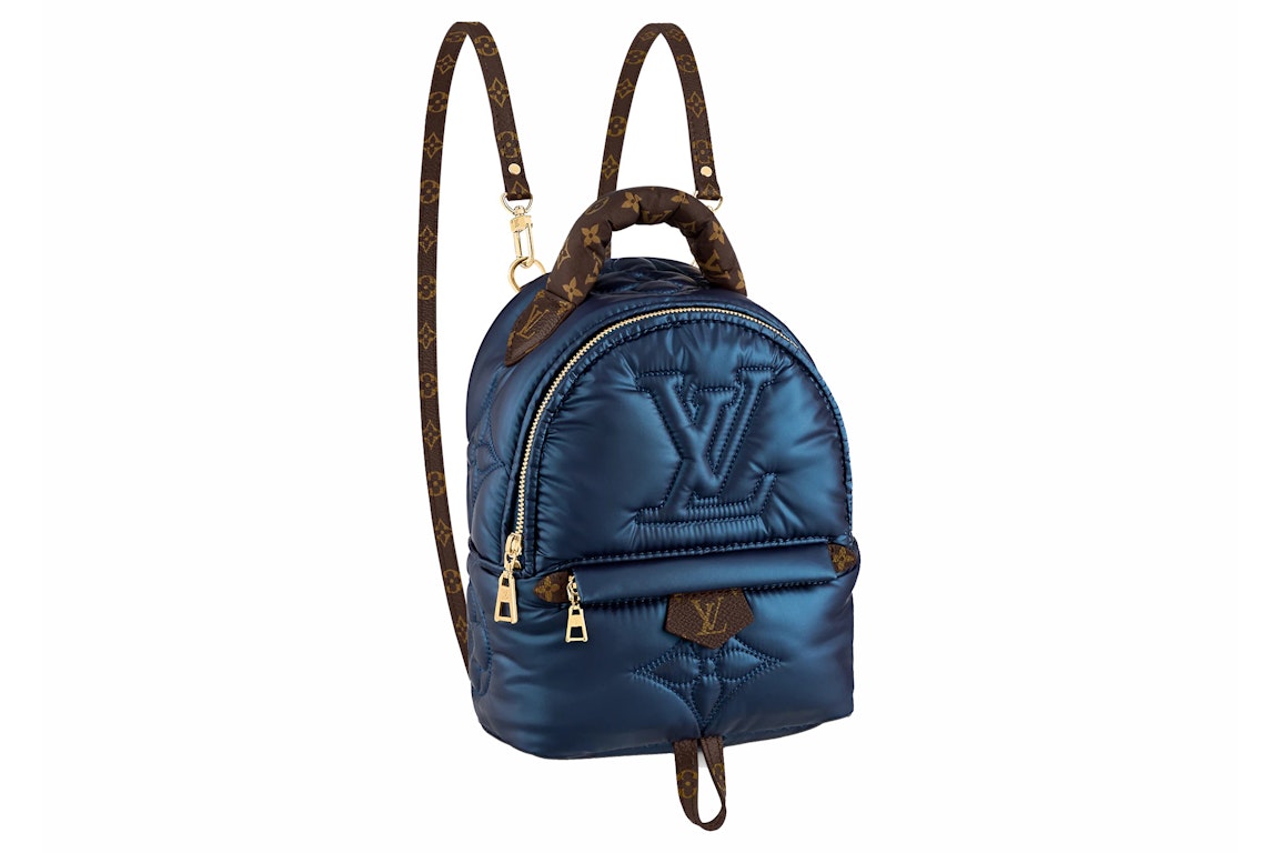 Pre-owned Louis Vuitton Palm Springs Mini Backpack Navy