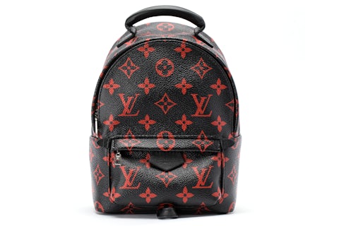 Louis Vuitton Backpack Palm Springs Monogram Infrarouge Mini Black