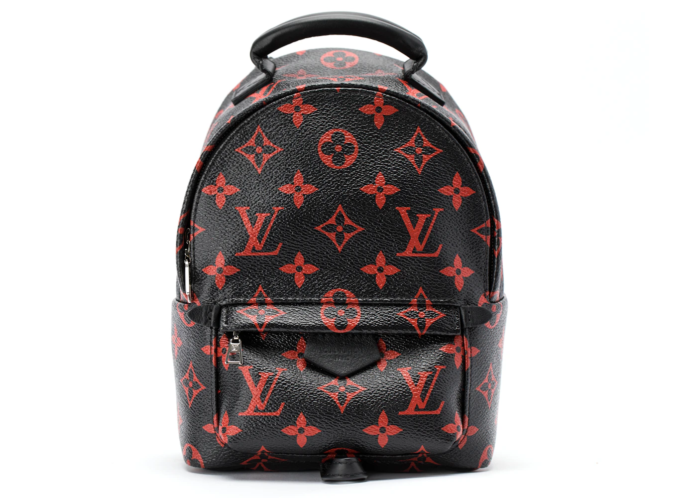 black and red lv backpack