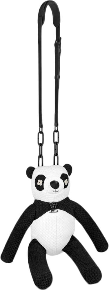 Louis Vuitton, Accessories, Louis Vuitton Leather Panda Keychain