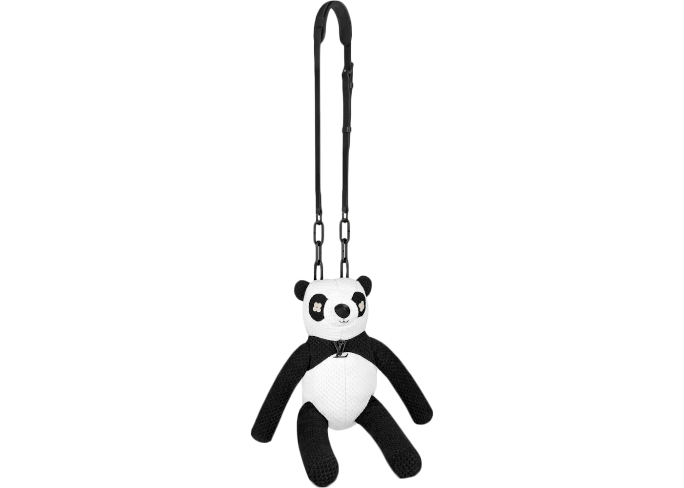 Louis Vuitton Panda Bag in Cotton Knit with Black-tone - US
