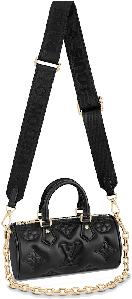Papillon LOUIS VUITTON Handbags T. Leather Black ref.896631 - Joli Closet