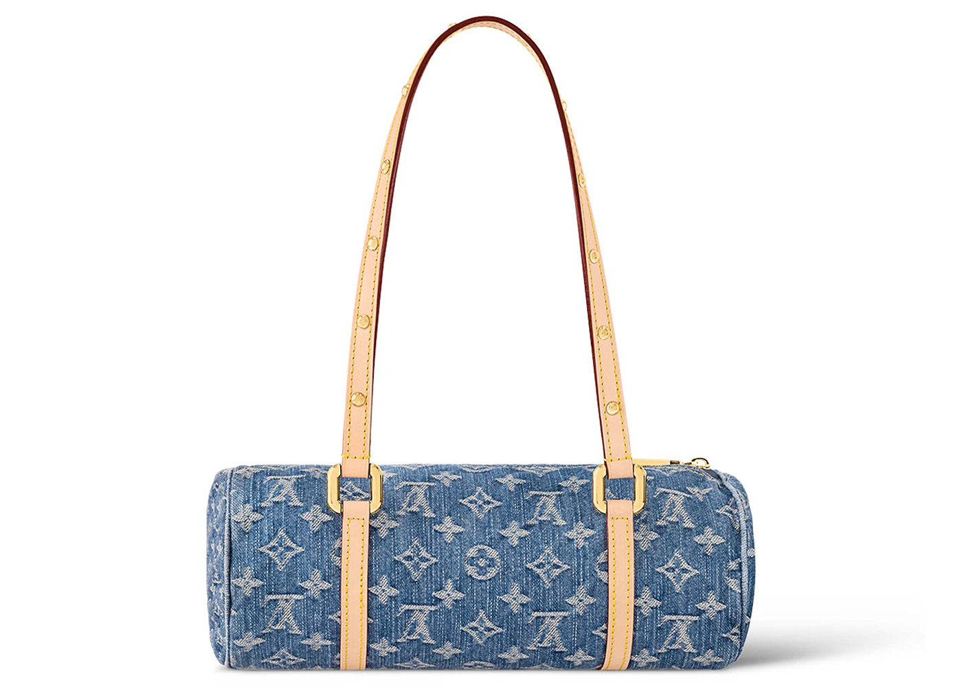 Louis Vuitton Papillon Bag Monogram Denim Blue