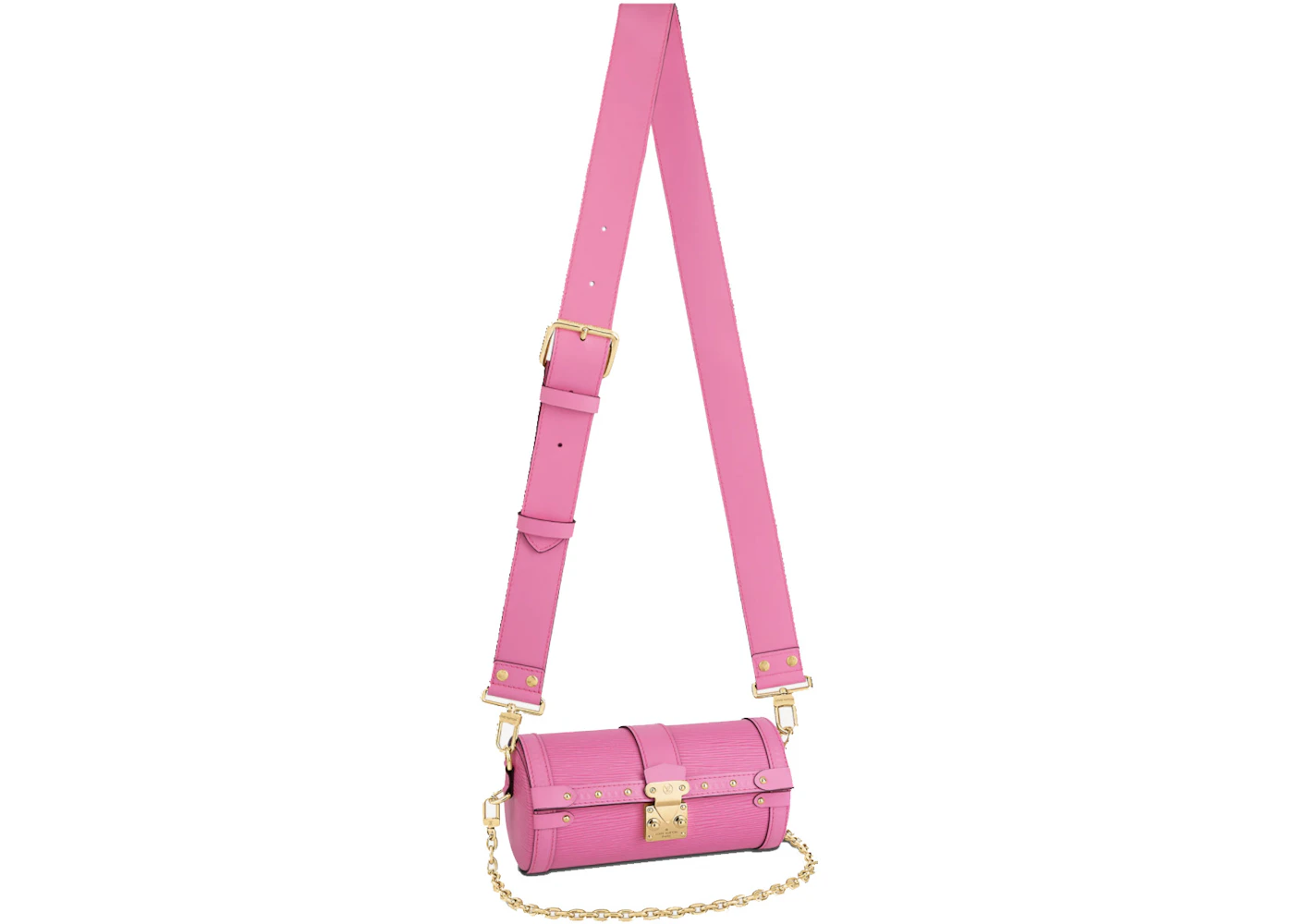 Louis Vuitton Papillon Trunk Epi Rose in Epi Leather with Gold