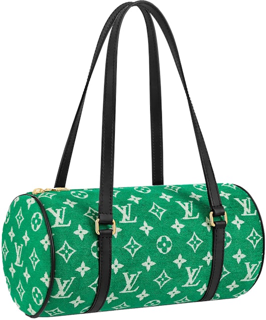 Louis Vuitton Papillon Trunk Green in Velvet/Leather with Gold