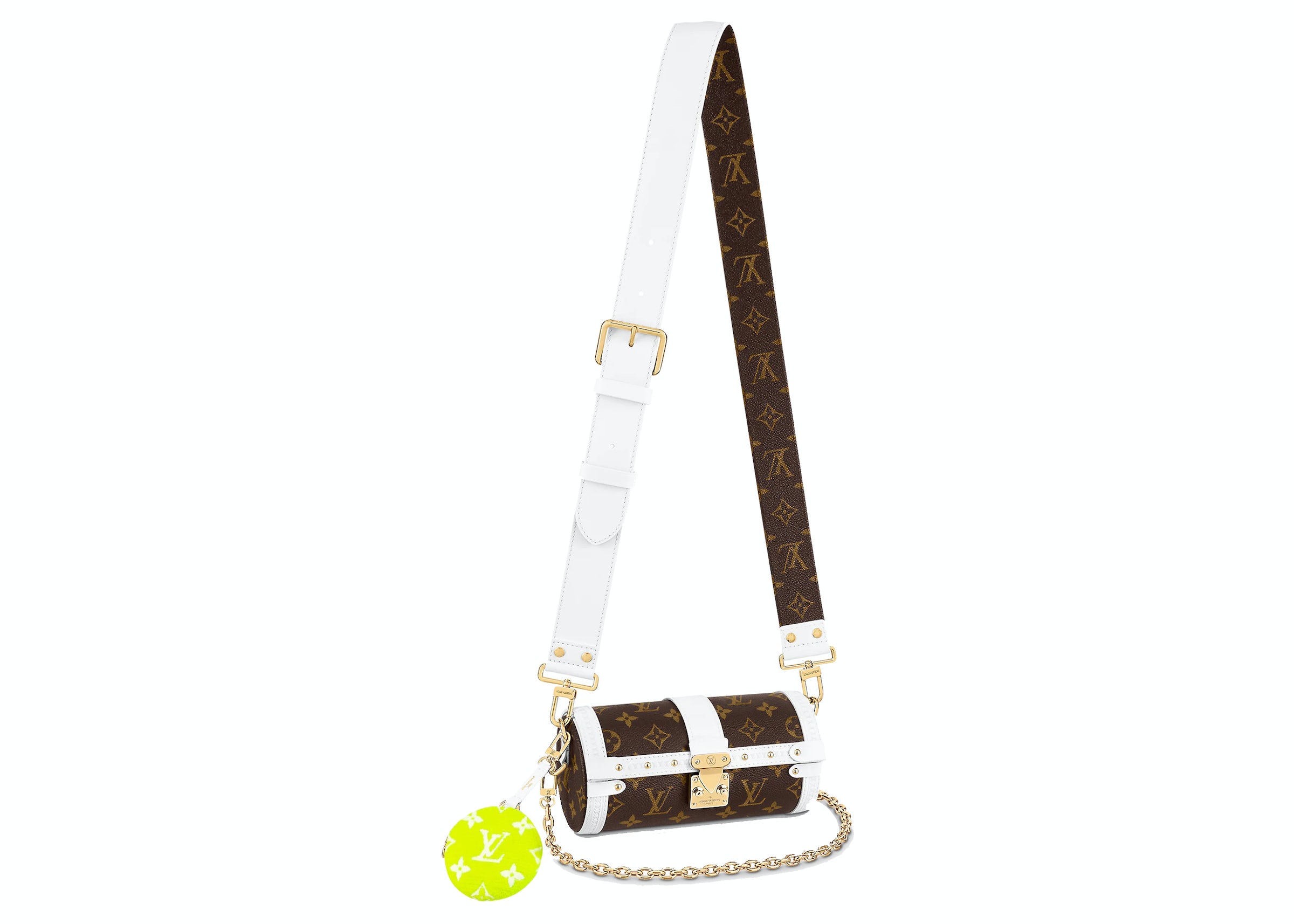 Louis Vuitton Papillon Trunk White/Brown in Coated Canvas/Leather with  Gold-tone - US