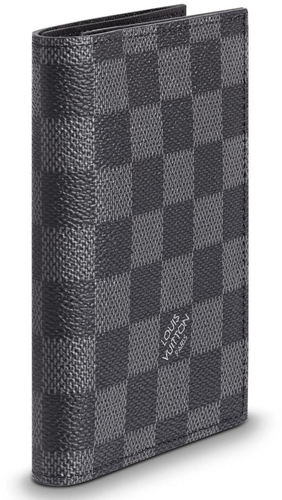Louis Vuitton Passport Cover Damier Graphite Black/Gray in Canvas