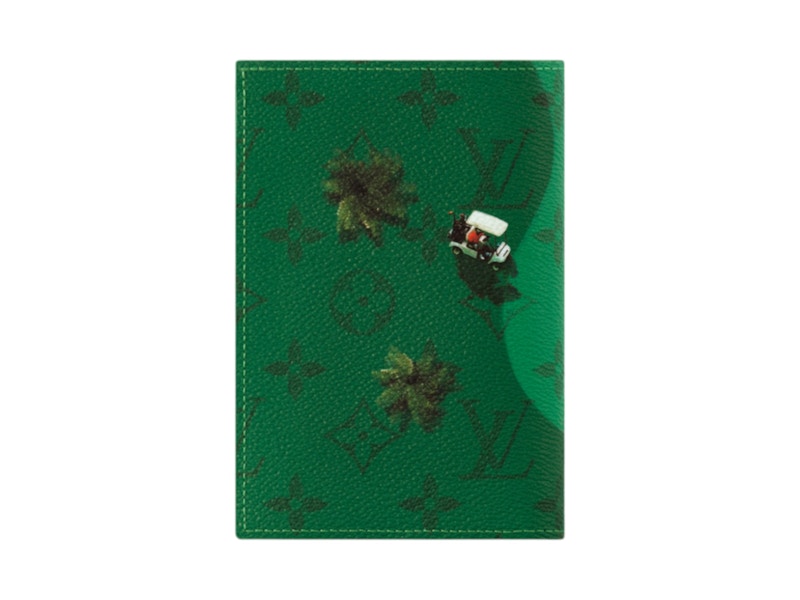 Louis Vuitton Golf Passport Cover Green