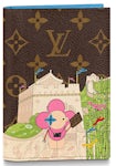 LOUIS VUITTON Damier Azur Passport Cover 592367