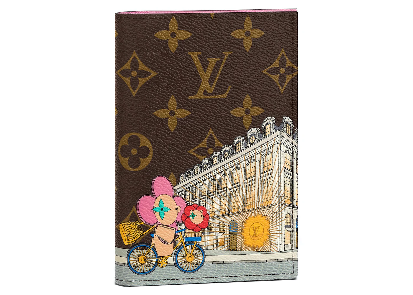 Louis Vuitton Passport Cover Monogram (3 Cqrd Slot) Vivienne Holiday Rose  Ballerine Pink in Coated Canvas - US