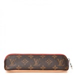 M80582 Louis Vuitton Monogram Embossed Taurillon Leather S Lock A4 Pouch- Black