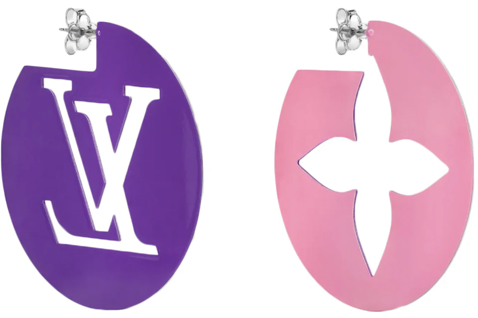 Louis Vuitton Perfect Match Earrings Pink/Purple