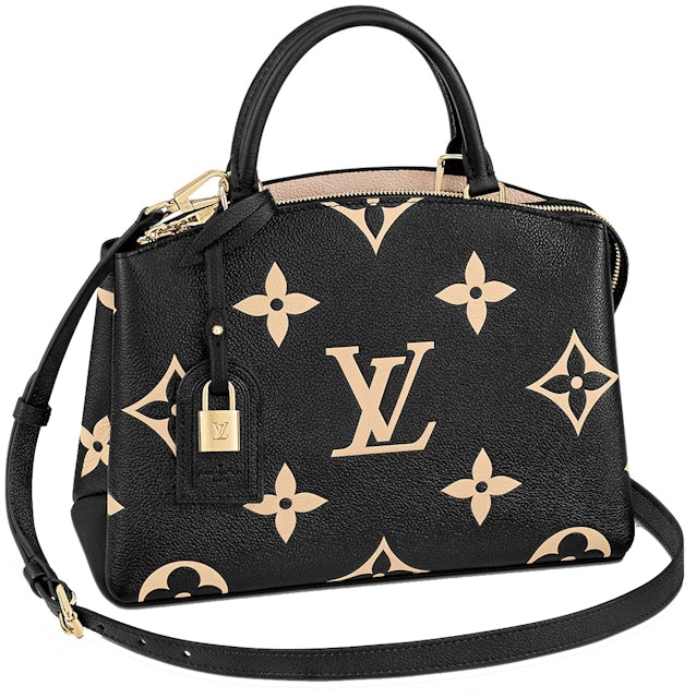 Louis Vuitton Petit Palais Empreinte Leather Black/Beige in Coated Canvas/ Leather with Gold-tone - US