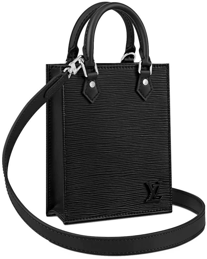 Louis Vuitton Petit Sac Plat Epi Leather Black in Cowhide Leather with  Silver-tone - US