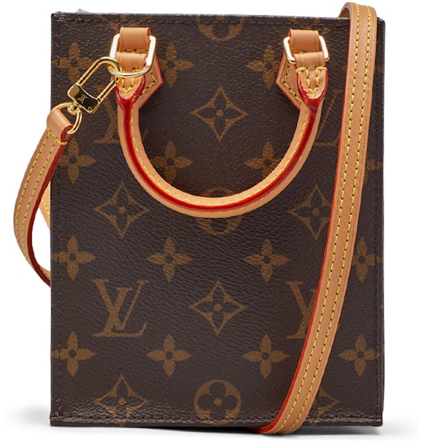 Louis Vuitton Petit Sac Plat, Brown, One Size