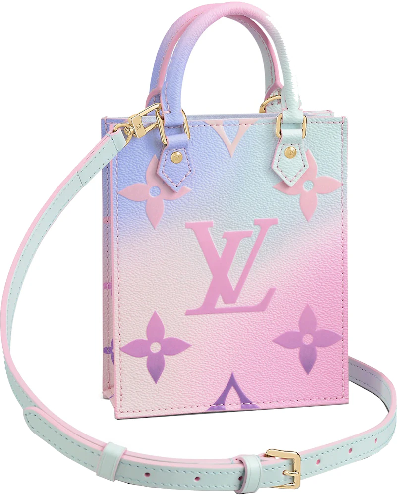 Louis Vuitton Petit Sac Plat Sunrise Pastel in Coated Canvas/Leather with  Gold-tone - GB