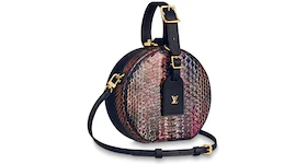 Louis Vuitton Petite Boite Chapeau Python LV Pop Rainbow/Black