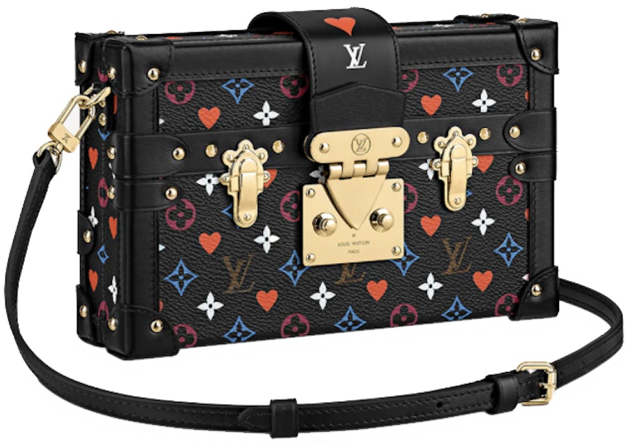 Louis Vuitton Petite Malle Souple Handbag Monogram Canvas For Sale