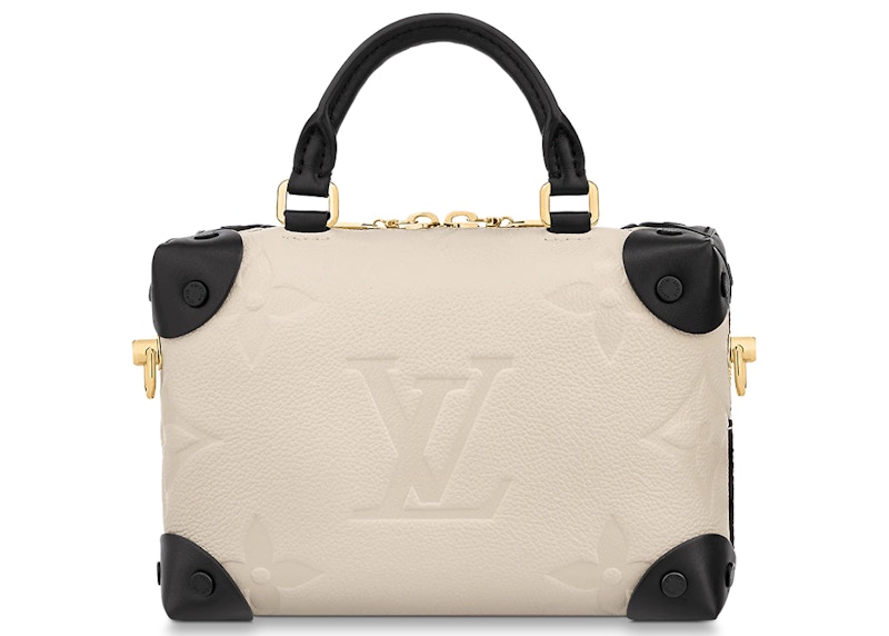 Louis Vuitton Petite Malle Souple Bag Wild at Heart Cream in Cowhide