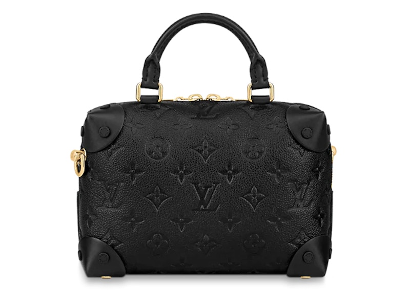 Louis Vuitton Petite Malle Souple Monogram Empreinte Black in Leather