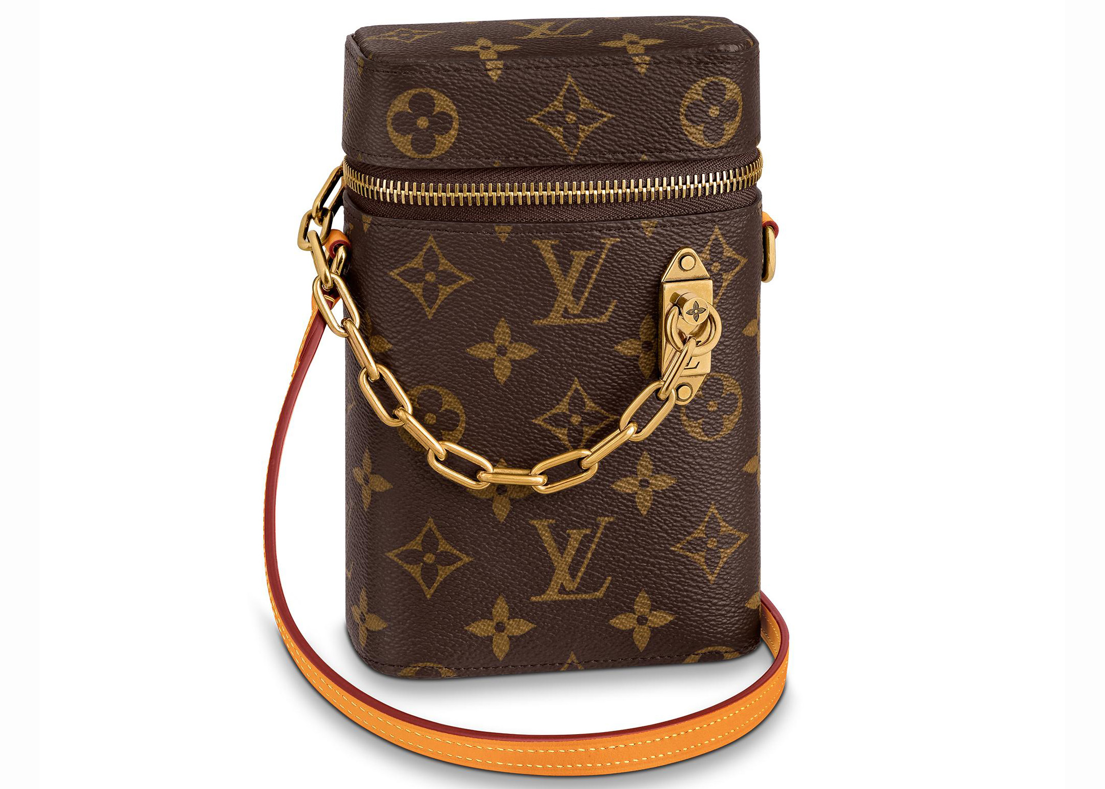 Louis Vuitton Phone Box Monogram Legacy Brown in Coated Canvas 