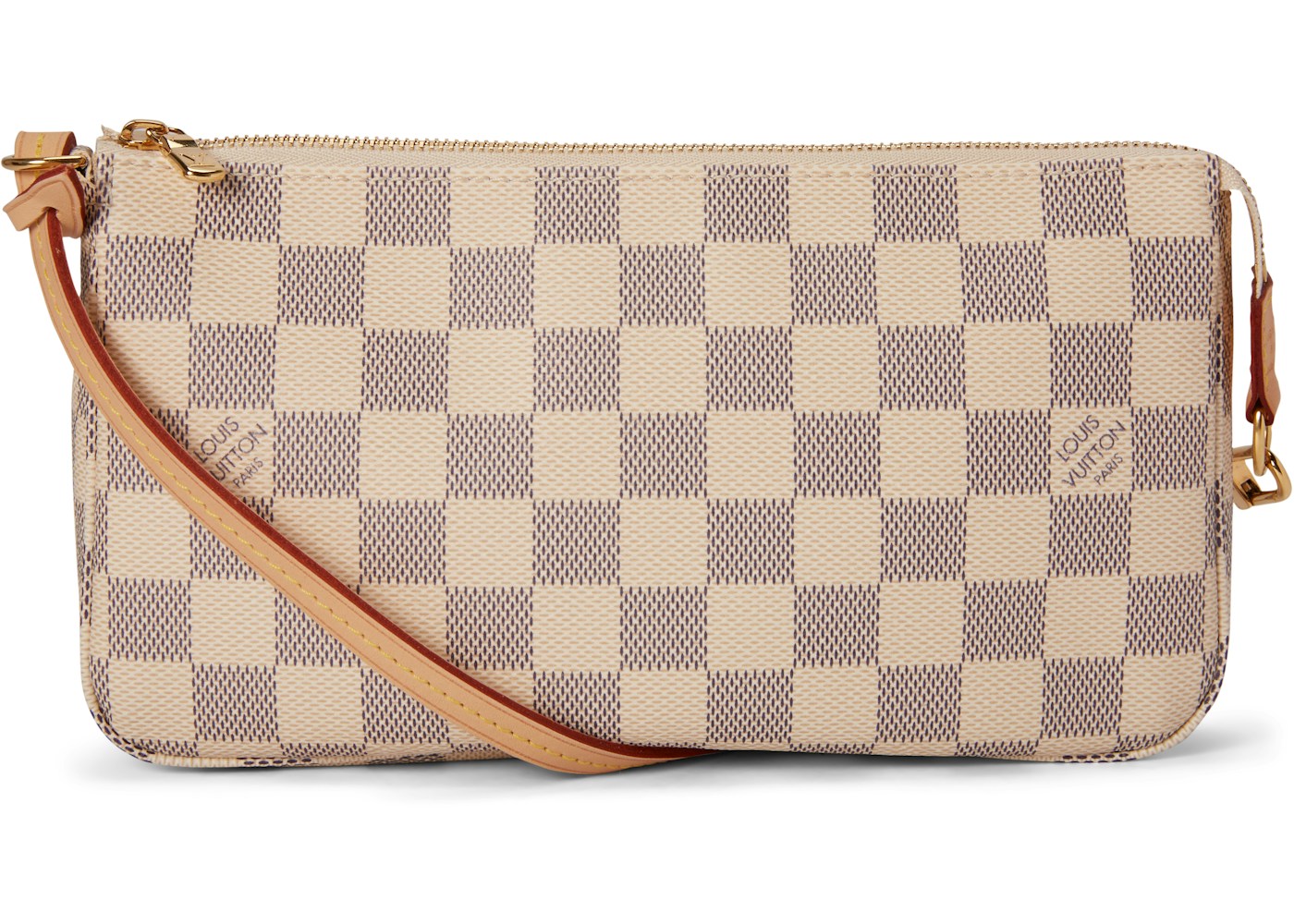 Louis Vuitton Pochette Accessories Damier Azur Nm White Blue Louis Vuitton Pochette Accessories Damier Azur Nm White Blue