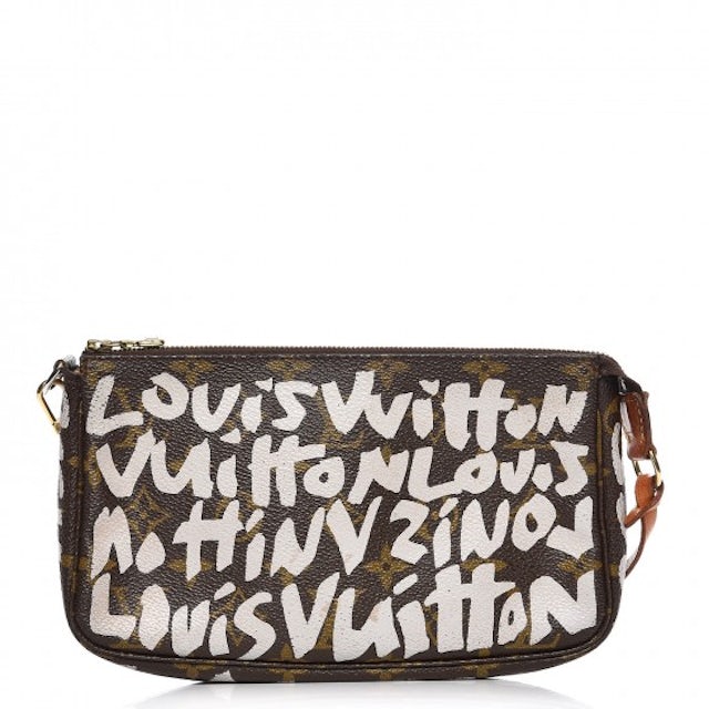 LOUIS VUITTON Pochette Accessories Monogram Canvas Pouch Bag Brown