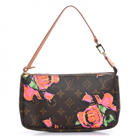 Louis Vuitton Pochette Accessories Stephen Sprouse Roses Monogram ...