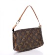 Louis Vuitton Pochette Accesssories Monogram Perforated Green in  Canvas/Leather with Gold-tone - US