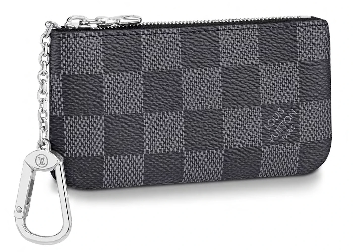Louis Vuitton Pochette Cle Key Pouch Damier Graphite Black/Gray in