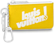 Louis Vuitton Pochette Cle Key Pouch Monogram Yellow