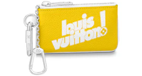 Louis Vuitton Pochette Cle Key Pouch Monogram Yellow