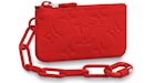 Louis Vuitton Pochette Cle Monogram Red