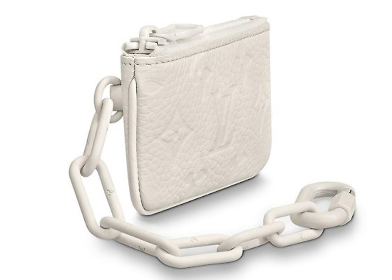 Louis vuitton white online key pouch