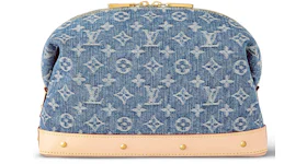 Louis Vuitton Pochette Cosmetique GM Monogram Denim Blue